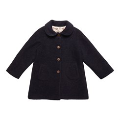 Huttelihut Siti coat dobble layer - Navy