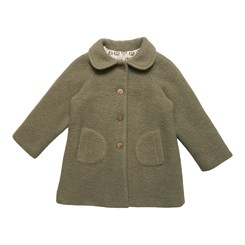 Huttelihut Siti coat dobble layer - Green Olive