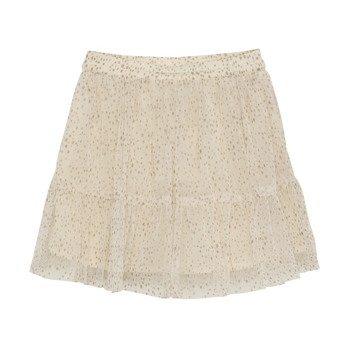 Huttelihut Tulle Skirt w. glitter - Gold