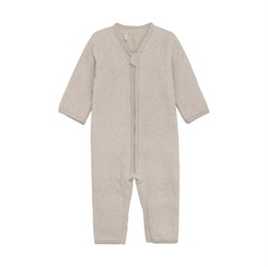 Huttelihut Pram suit - Cotton fleece - Camel Melange