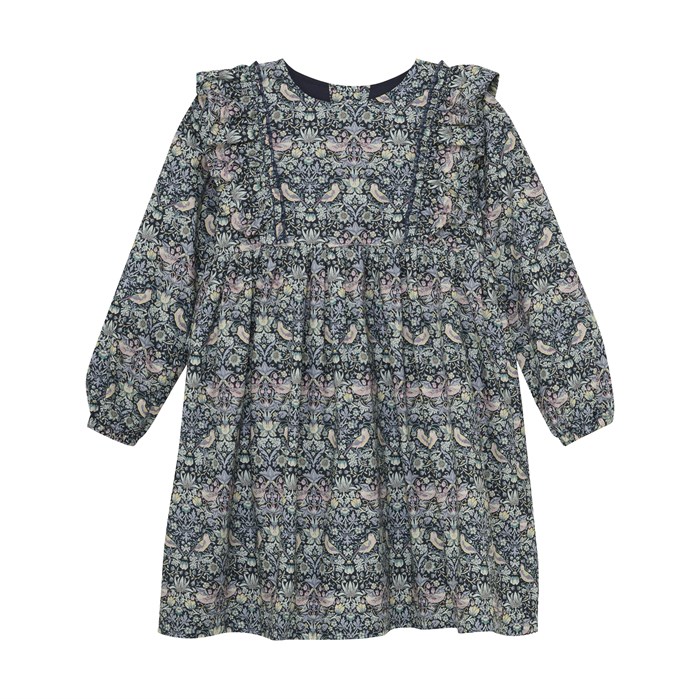 Huttelihut Dress in Liberty Fabric LS - Dark Navy