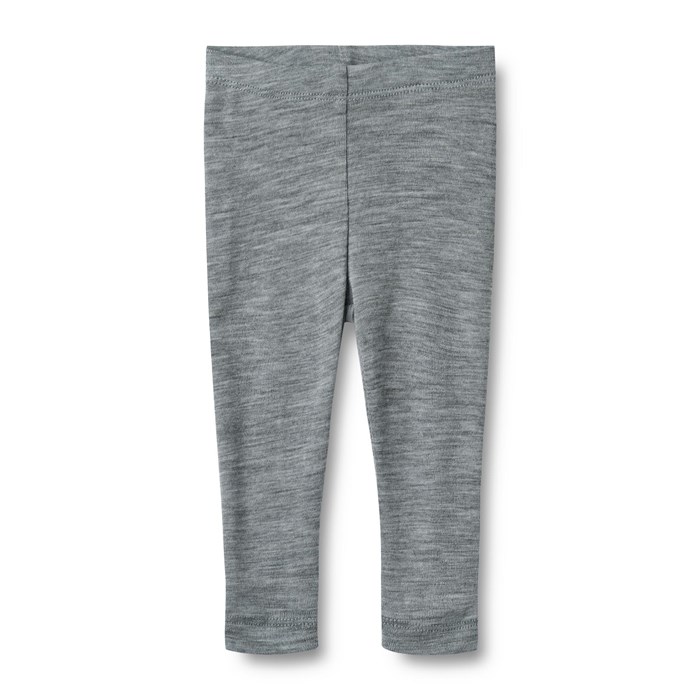 Wheat wool leggings Agi - Melange grey