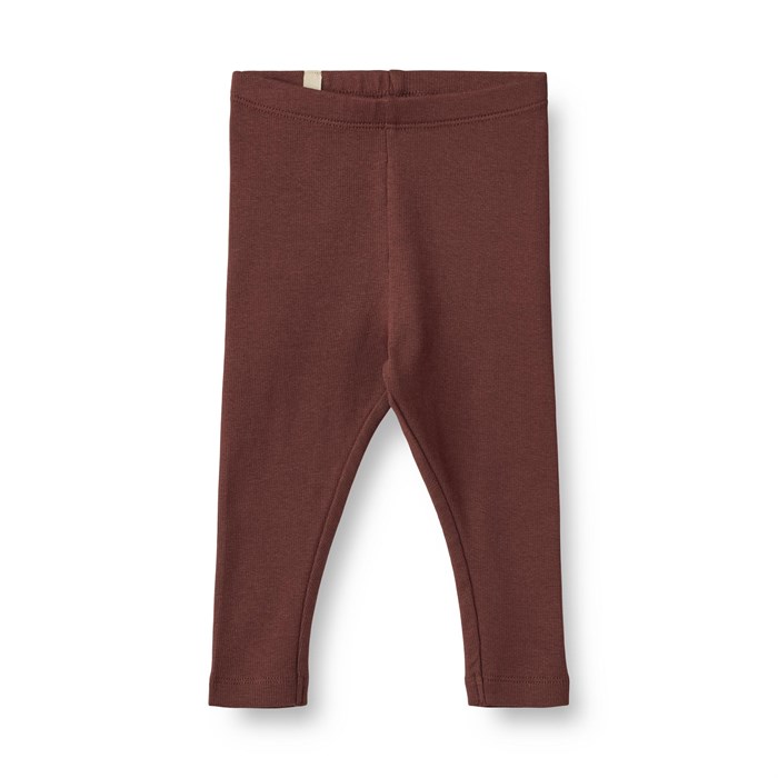 Wheat Rib leggings Maddy - Aubergine