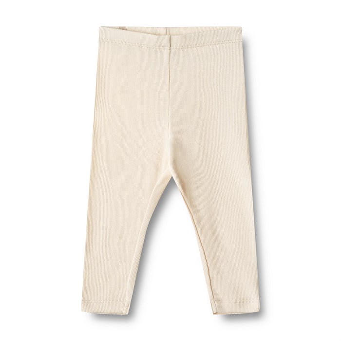 Wheat Rib leggings Maddy - Cream