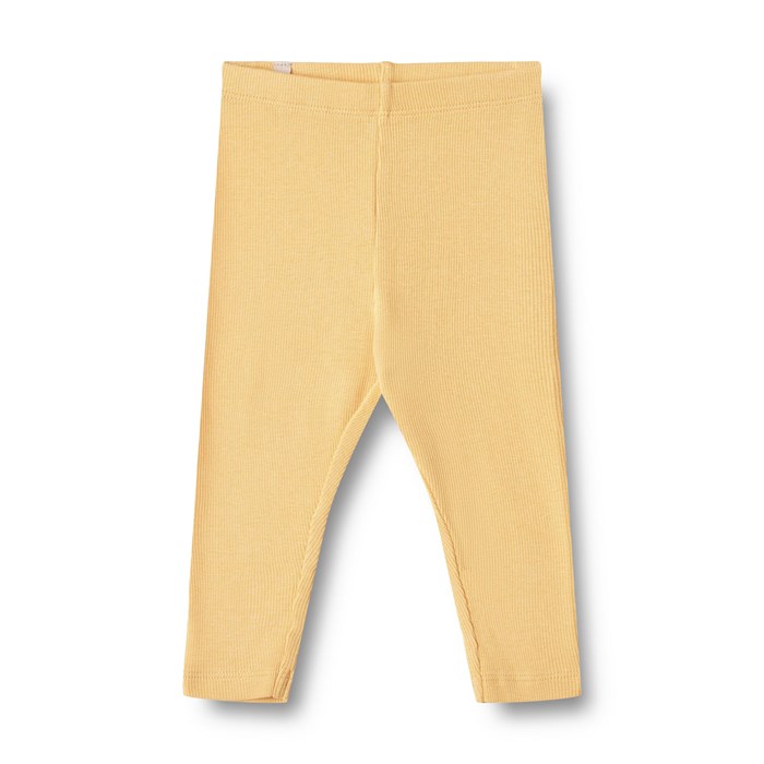 Wheat Rib leggings Maddy - Pale apricot