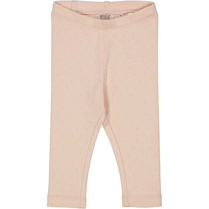 Wheat jersey leggings - Rose dust