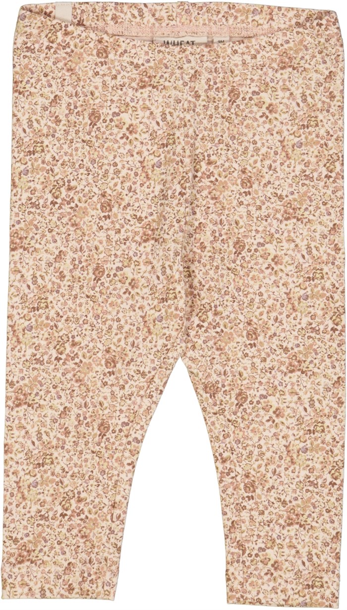 Wheat Jersey leggings - Rose flowers