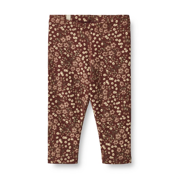 Wheat Jersey leggings Jules - Aubergine berries