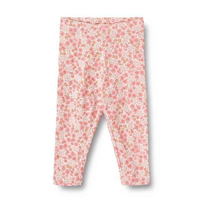 Wheat Jersey leggings Jules - Rose flowers