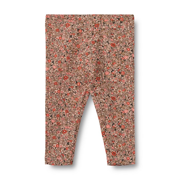 Wheat leggings Jules - Rose flowers meadow