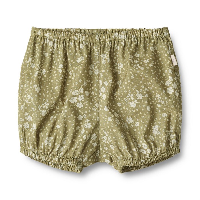 Wheat nappy pants Clarissa - Green flowers