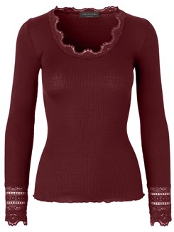 Rosemunde 5316 silk blouse - Cabernet