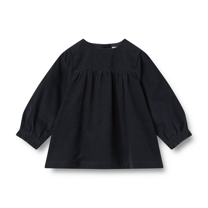 Wheat dress L/S Elvira - Navy