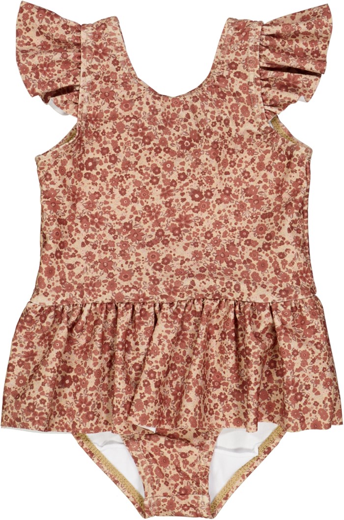 Wheat swimsuit Diddi - Red flower meadow