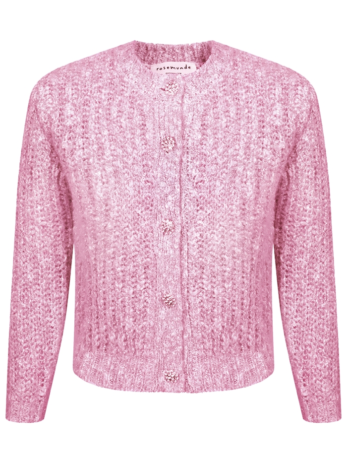 Rosemunde Cardigan - Bubblegum pink melange