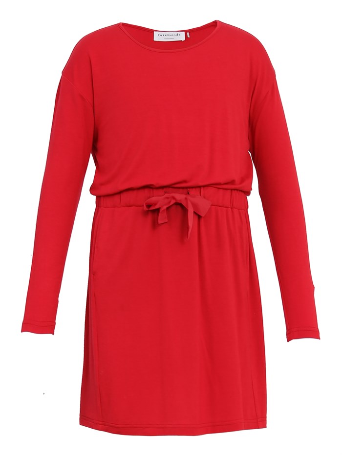 Rosemunde Dress LS - Rose red