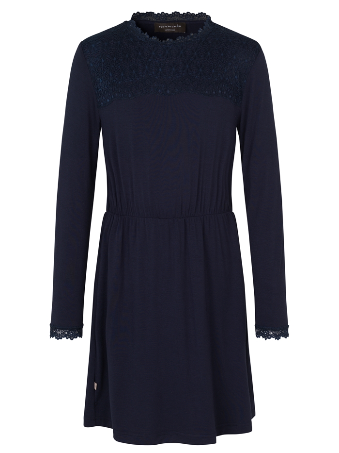 Rosemunde Dress LS - Dark Blue