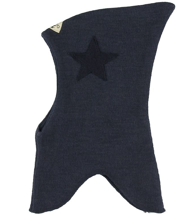 Racing Kids - 2-lags elefanthue (uld/bomuld) - Dark navy