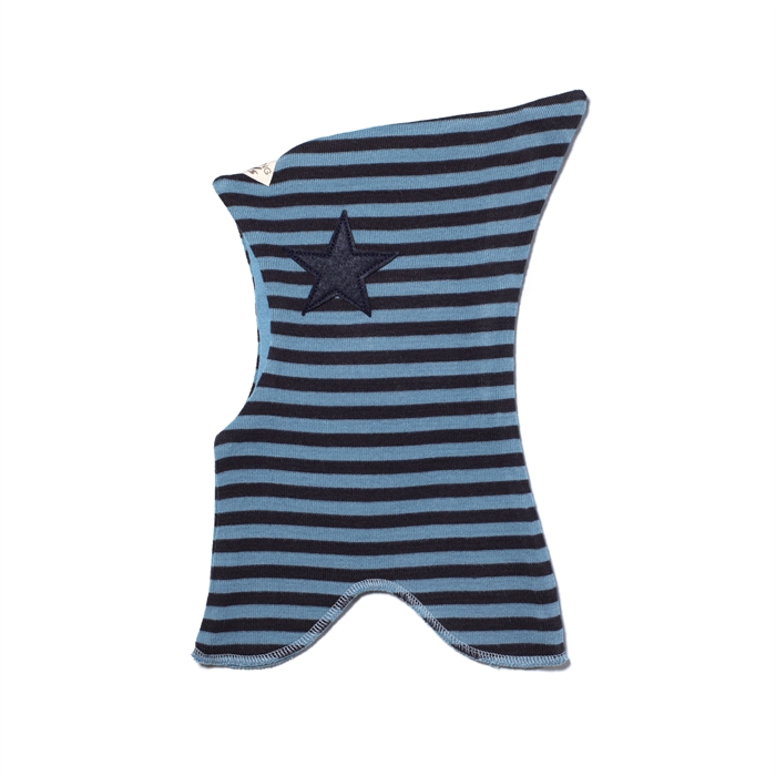 Racing Kids - 2-lags elefanthue (uld/bomuld) - Dark Navy/Artic blue 