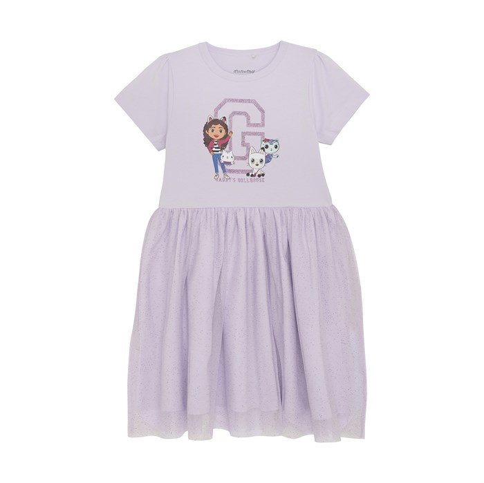 Minymo Dress SS - Gabby\'s dukkehus - Orchid Petal