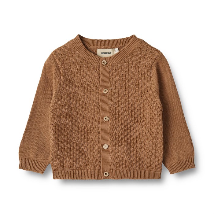 Wheat Knit Cardigan Siggi - Caramel