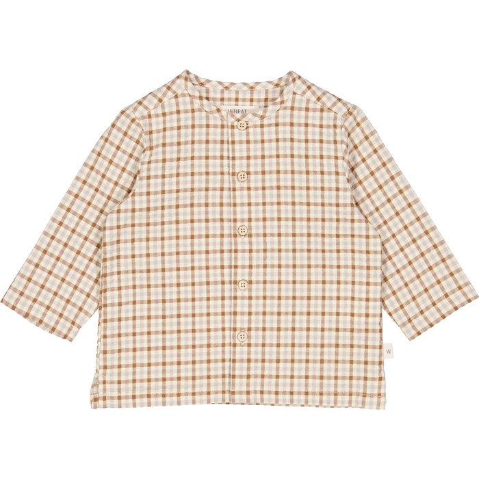 Wheat Shirt Shelby - Golden dove check