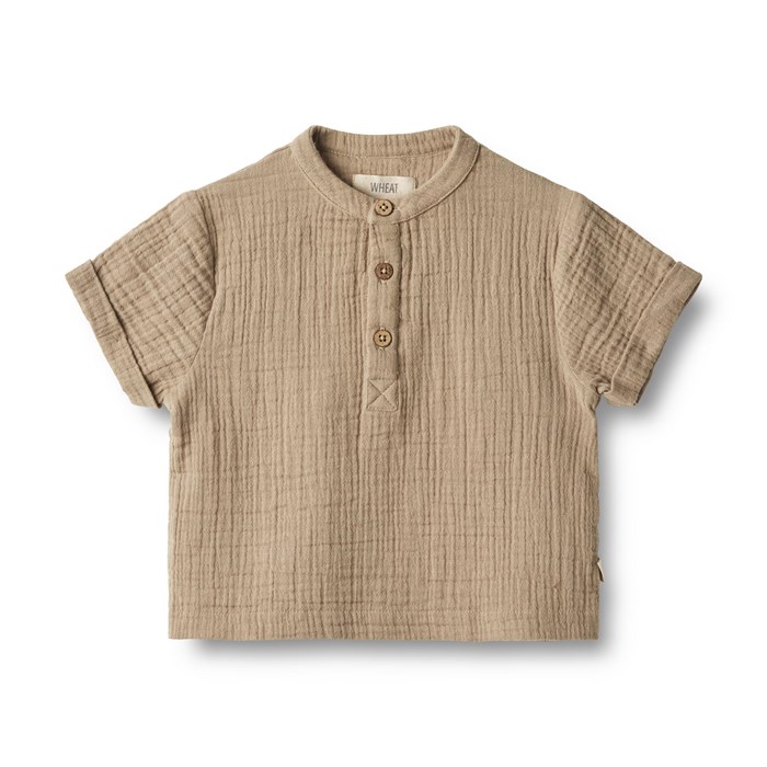 Wheat Shirt Svend - Beige stone