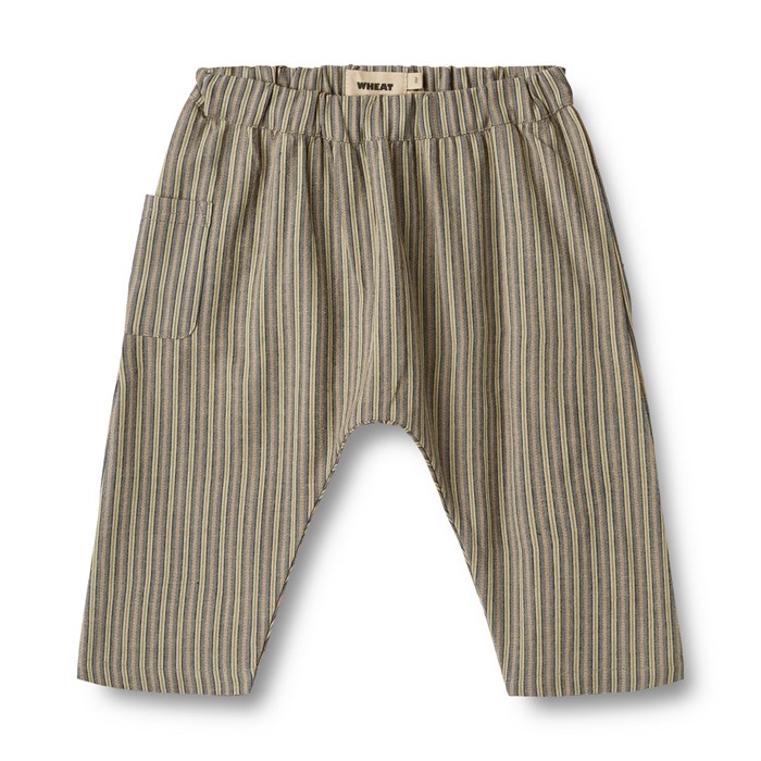 Wheat Trousers Henry - Blue green stripe