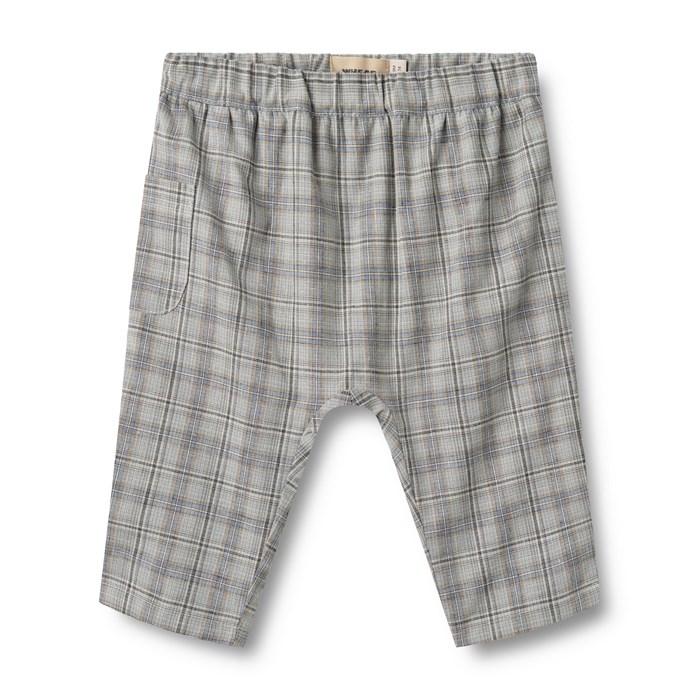 Wheat Trousers lined Henry - Cloudy blue check