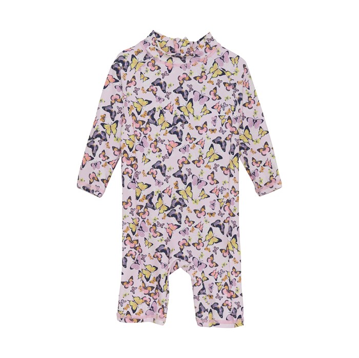 Color Kids swim suit LS - Cherry Blossom