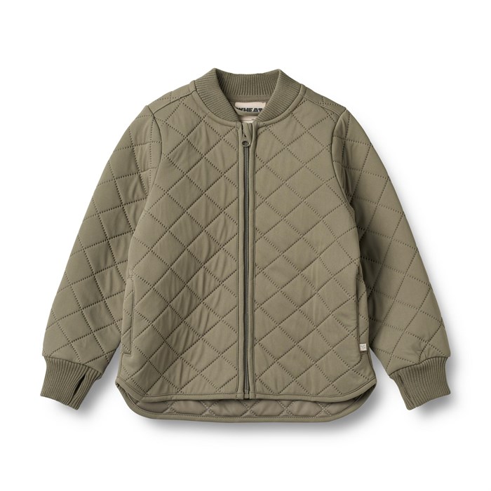 Wheat termo jacket Loui - Dry leaves