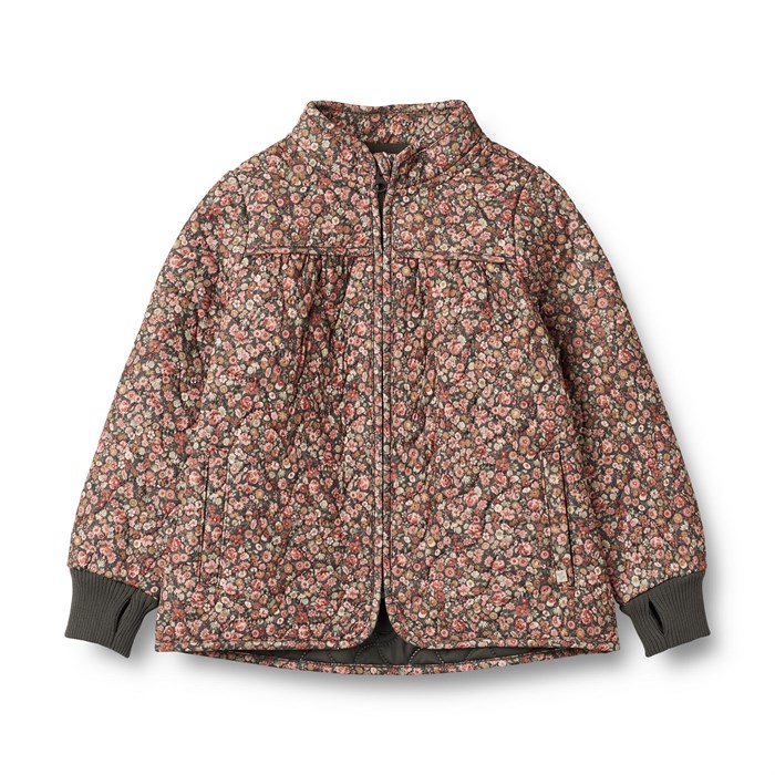 Wheat Thermo Jacket Thilde - Raven wild flowers