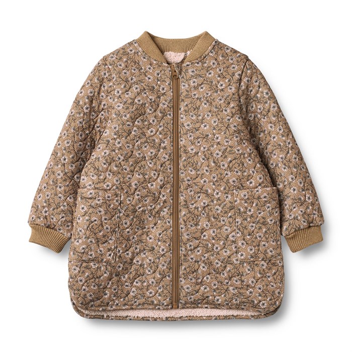 Wheat Thermo Jacket Helga - Caramel anemones