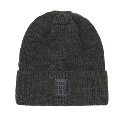 Color Kids beanie wool w/fleece - Phantom