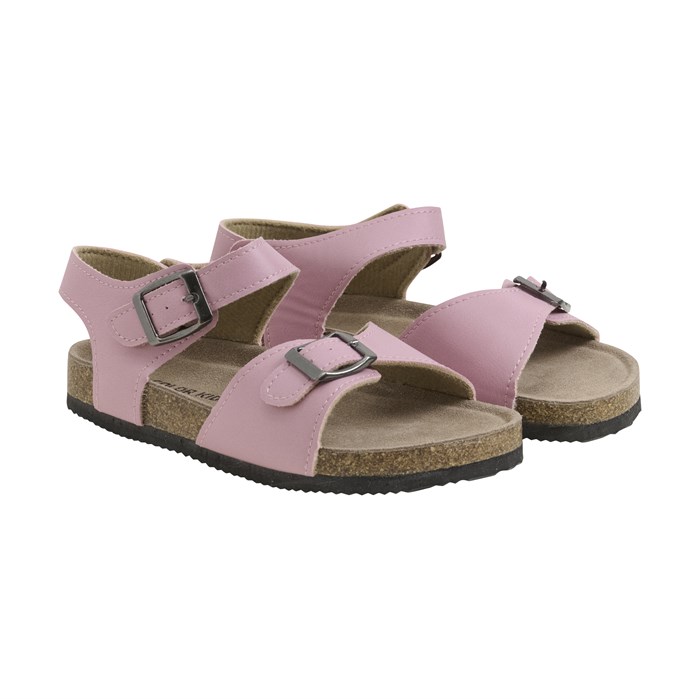 Color Kids sandals w/velcro - Foxglove