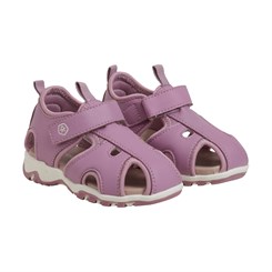 Color Kids sandals w/velcro - Foxglove