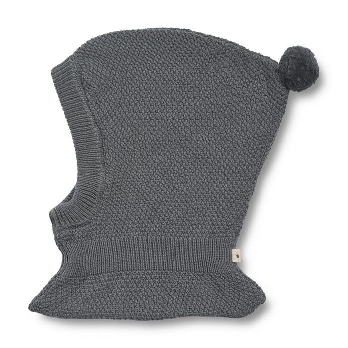 Wheat Pomi knitted balaclava - Autumn sky