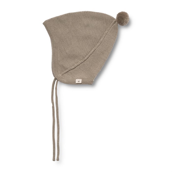 Wheat Liro knit Bonnet - Beige stone