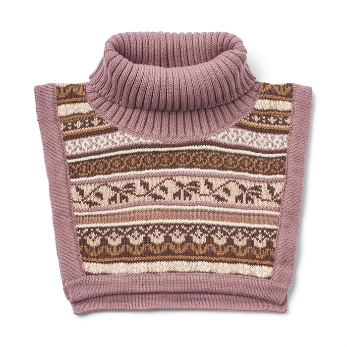 Wheat Lollo neckwarmer - Lavender dawn