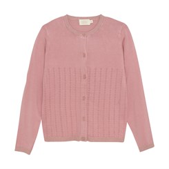 Creamie cardigan pointelle - Brandied Apricot