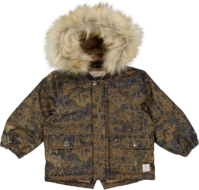 Wheat Jacket Lasse Tech - Wood