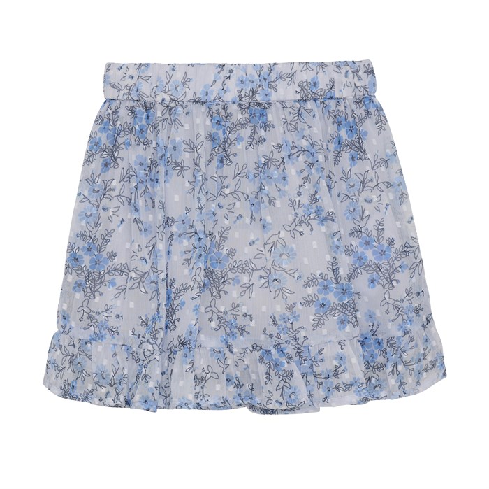 Creamie Skirt Flower Dobby - Xenon Blue