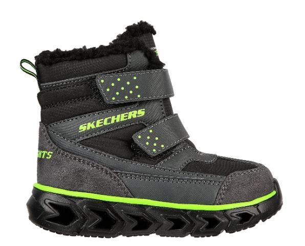 Boys Hypno-flash 2.0-Street Breeze - Charcoal Black (blinke støvler)