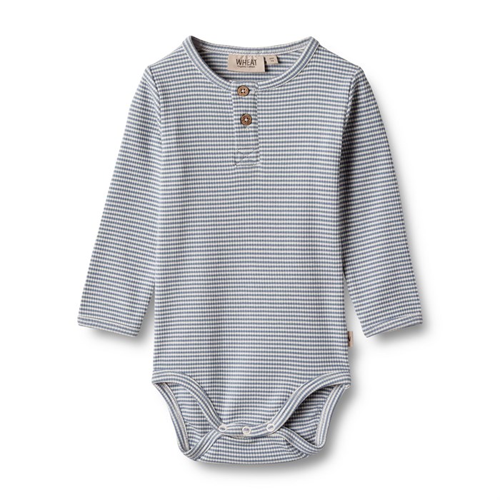 Wheat Benny Body LS - Blue stripe