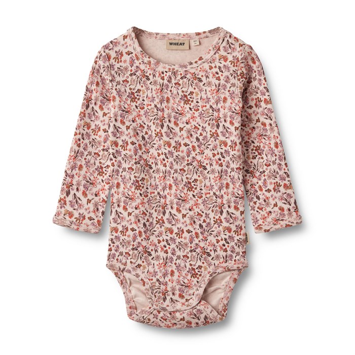 Wheat Body LS Liv - Pale Rose flowers