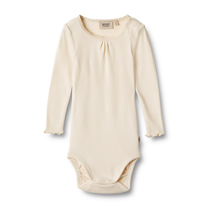 Wheat Lotta Body Rib LS - Cream