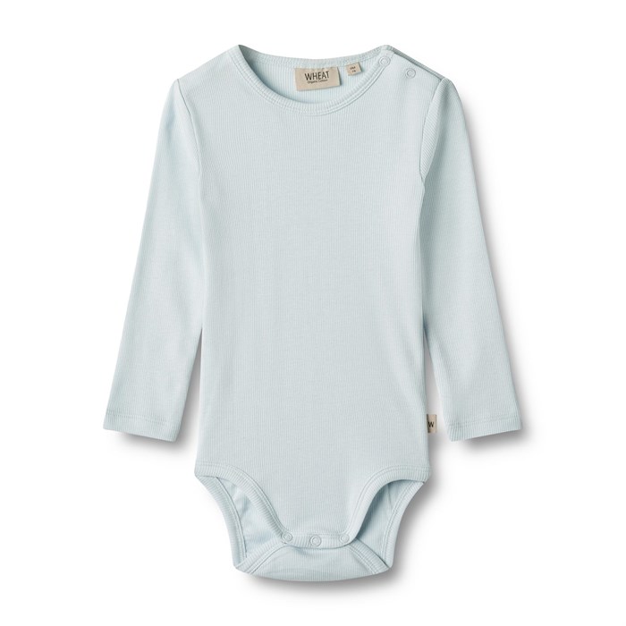 Wheat rib Body LS Spencer - Light Blue 