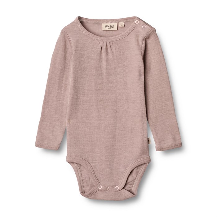 Wheat wool Gatherings body LS - Dark powder