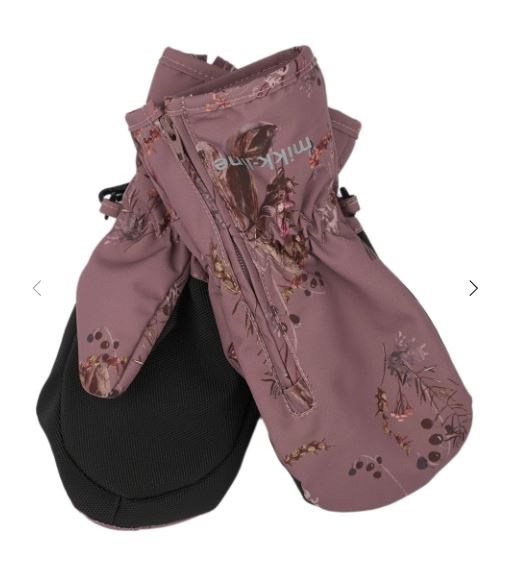 Mikk-line polyester mittens - Twilight Mauve