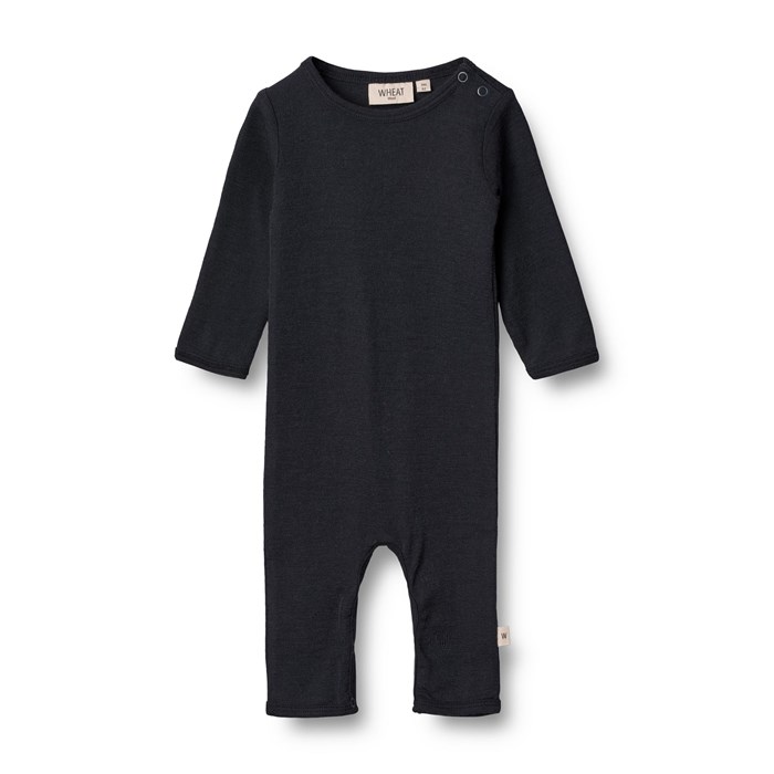 Wheat wool Jumpsuit - Navy